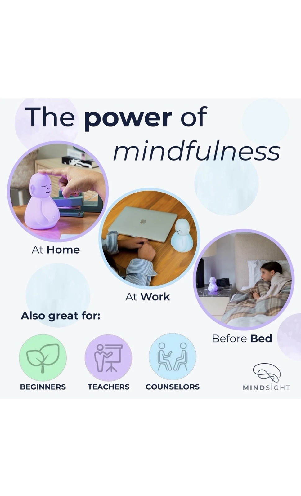 Mindsight 'Original Breathing Buddha' Guided Visual Buddha, Multicolor