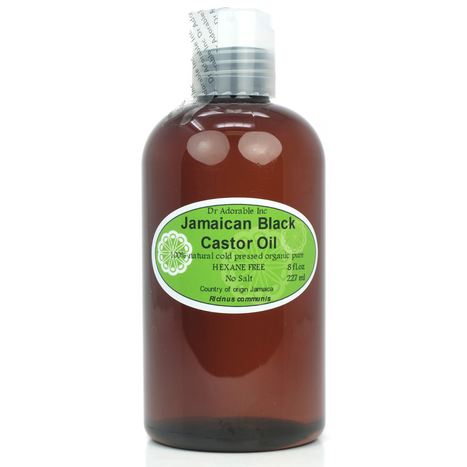 BLACK CASTOR OIL 100% PURE ALL NATURAL CARRIER OIL ORGANIC BY DR.ADORABLE  8 oz