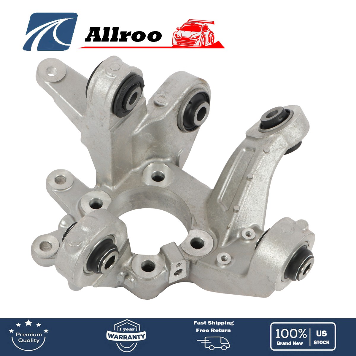 For Ford Explorer 11-19 Rear Right Steering Knuckle AWD Right Passenger Side