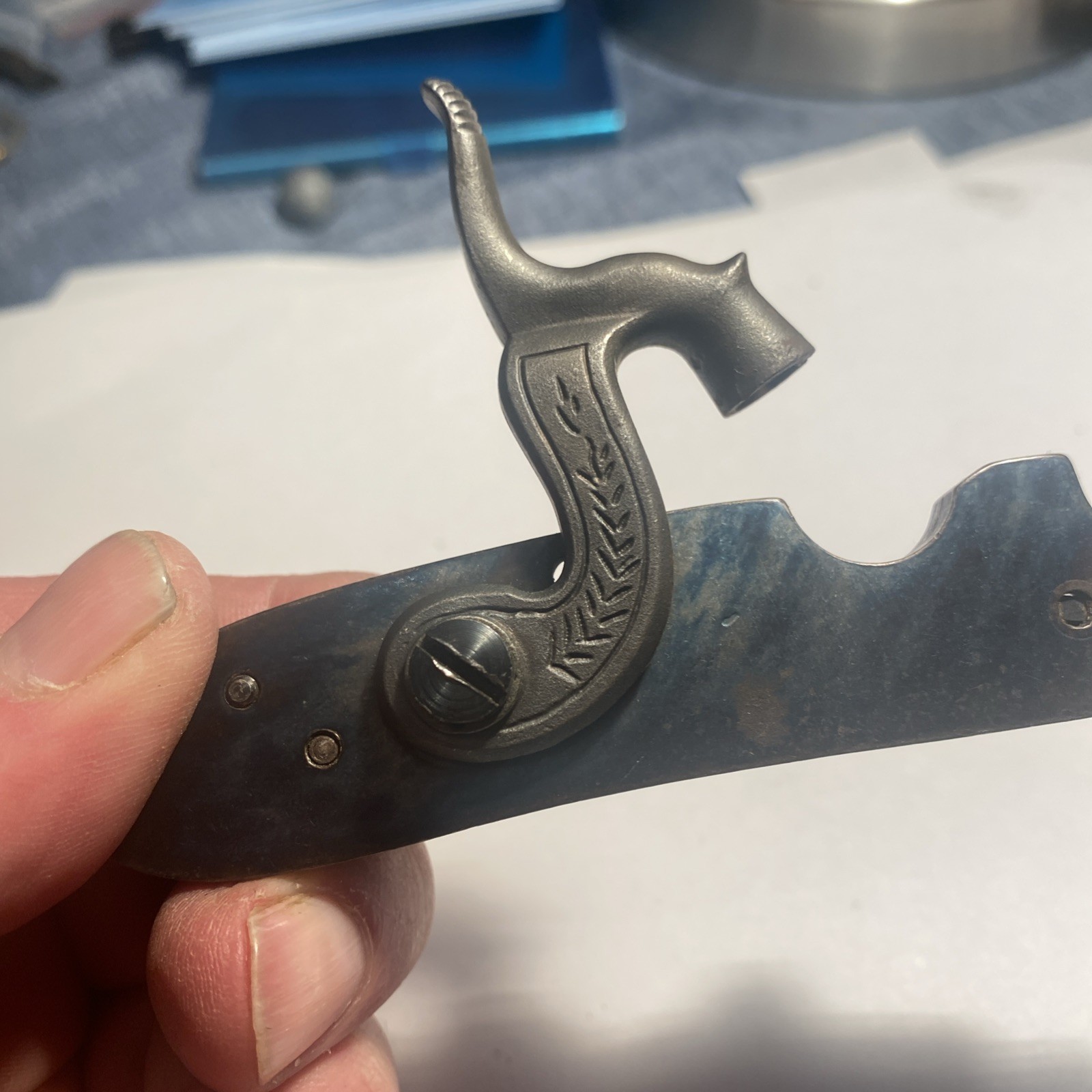 CVA Lock From Plainsman Muzzleloader. Fits Frontier And Kentucky Rifle.