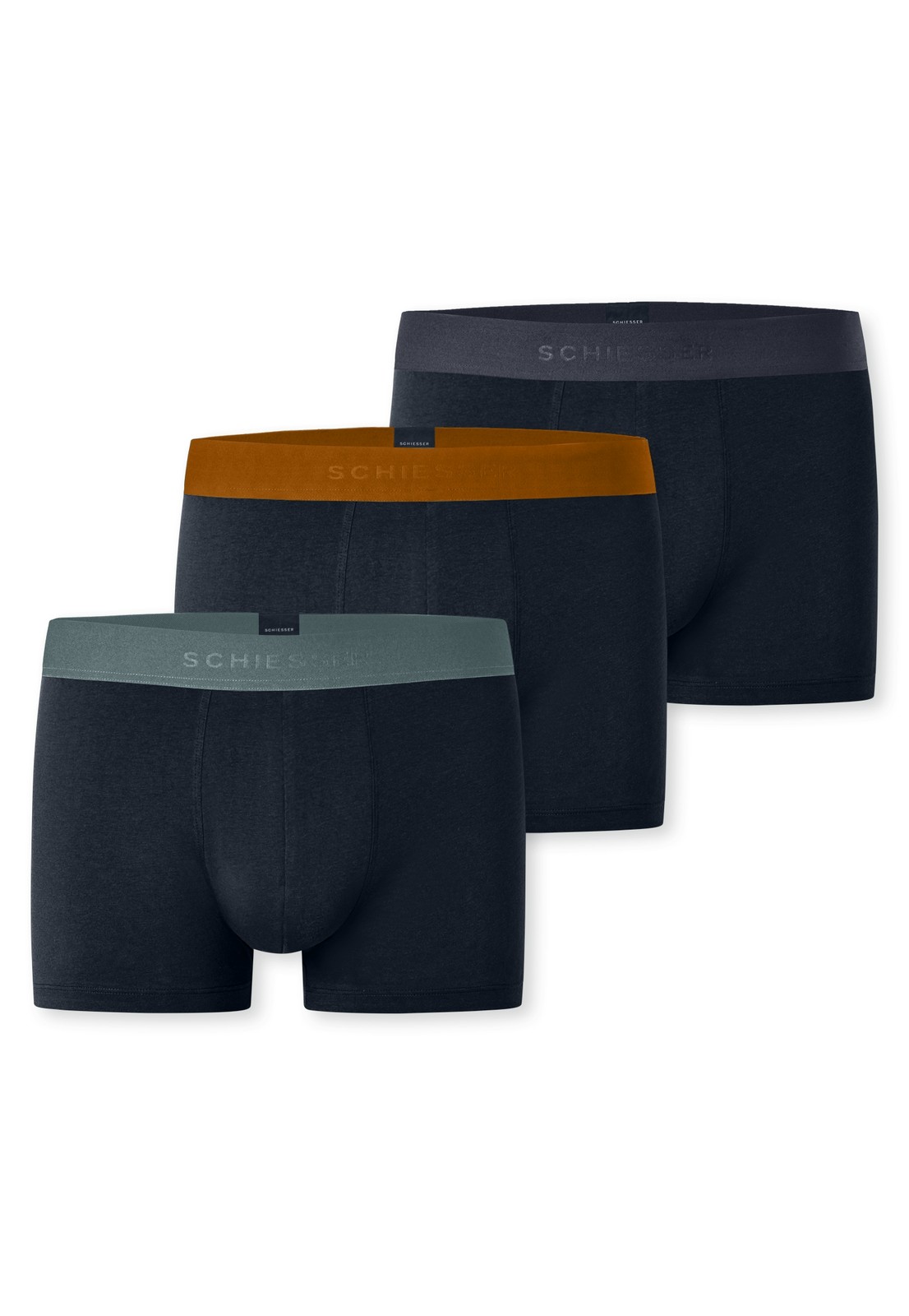 Schiesser mens 3 pack shorts