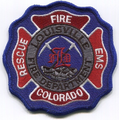 COLORADO - Louisville Fire Dept. [ Shoulder Patch ]