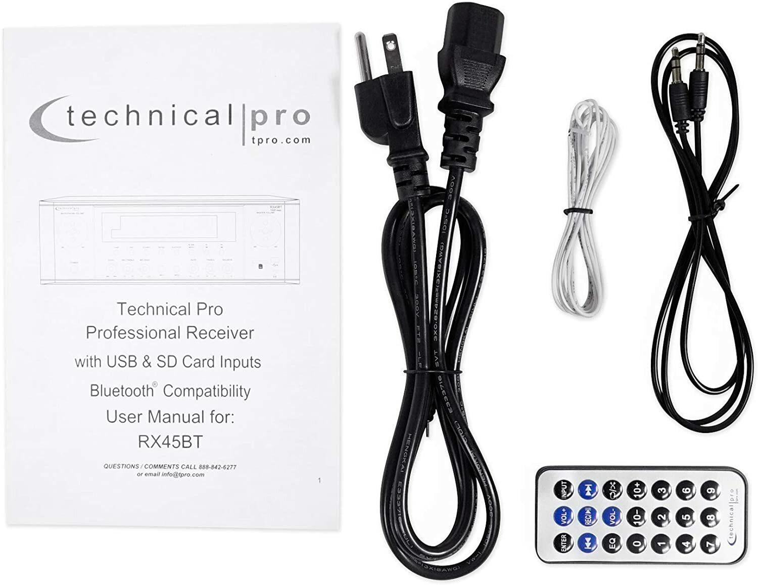 Technical Pro RX45BT 5.2-Channel Home Theater Receiver w/ Bluetooth