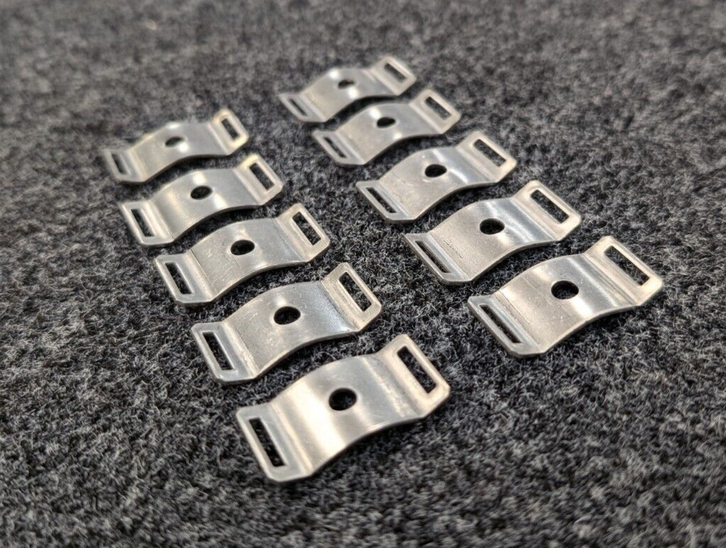 Round Tube Zip Tie Mounts 1.50"-1.75" OD Tubing Weld-on or Bolt-on *10 Pack*
