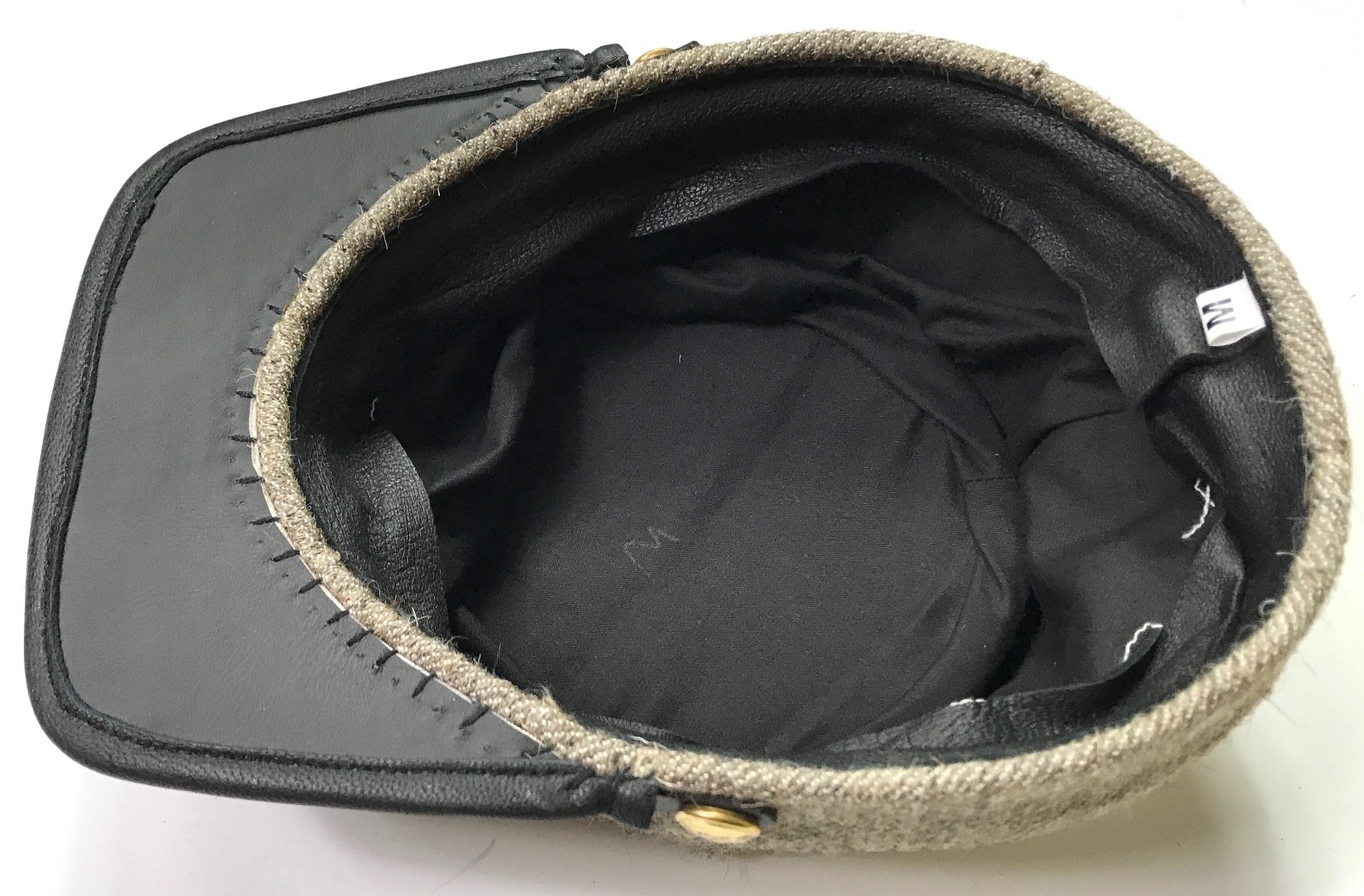 CIVIL WAR CSA CONFEDERATE JEAN WOOL KEPI FORAGE CAP HAT-SMALL