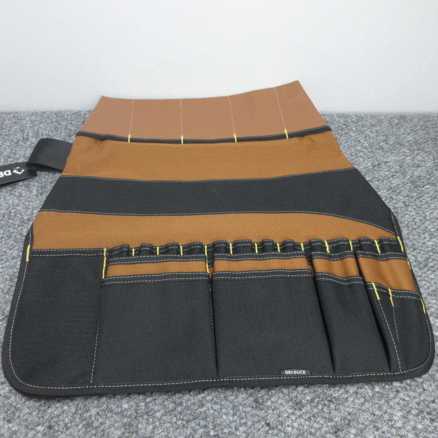 DRI DUCK Roll Up Bucket Tool Pouch Brown Polyester OS Ripstop Organizer