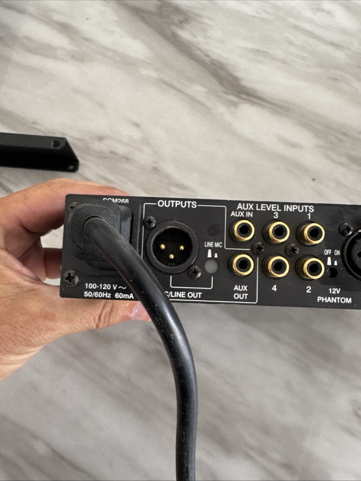 Shure SCM 268 4 Channel Compact Microphone Mixer