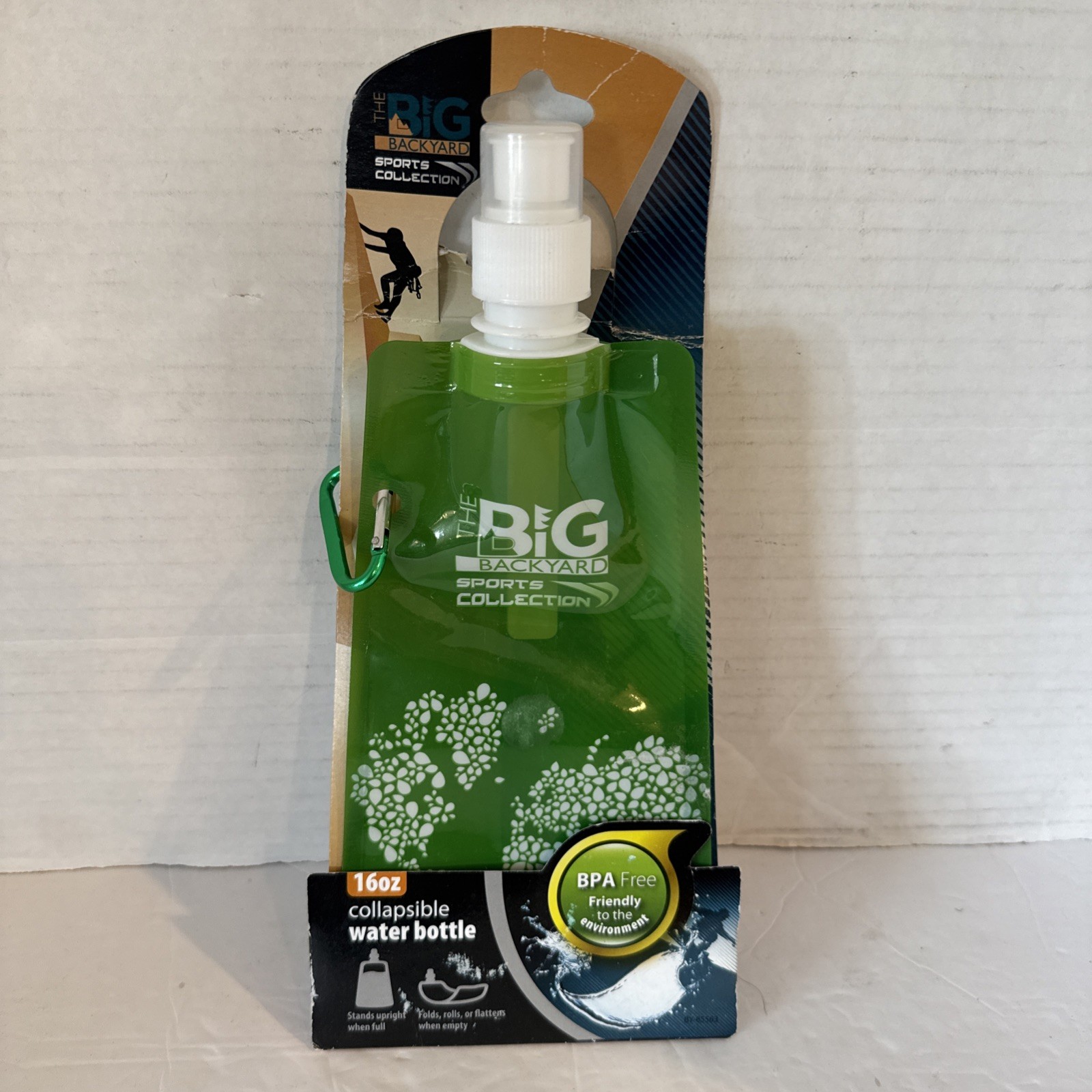 The Big Backyard Collapsible Water Bottle Green
