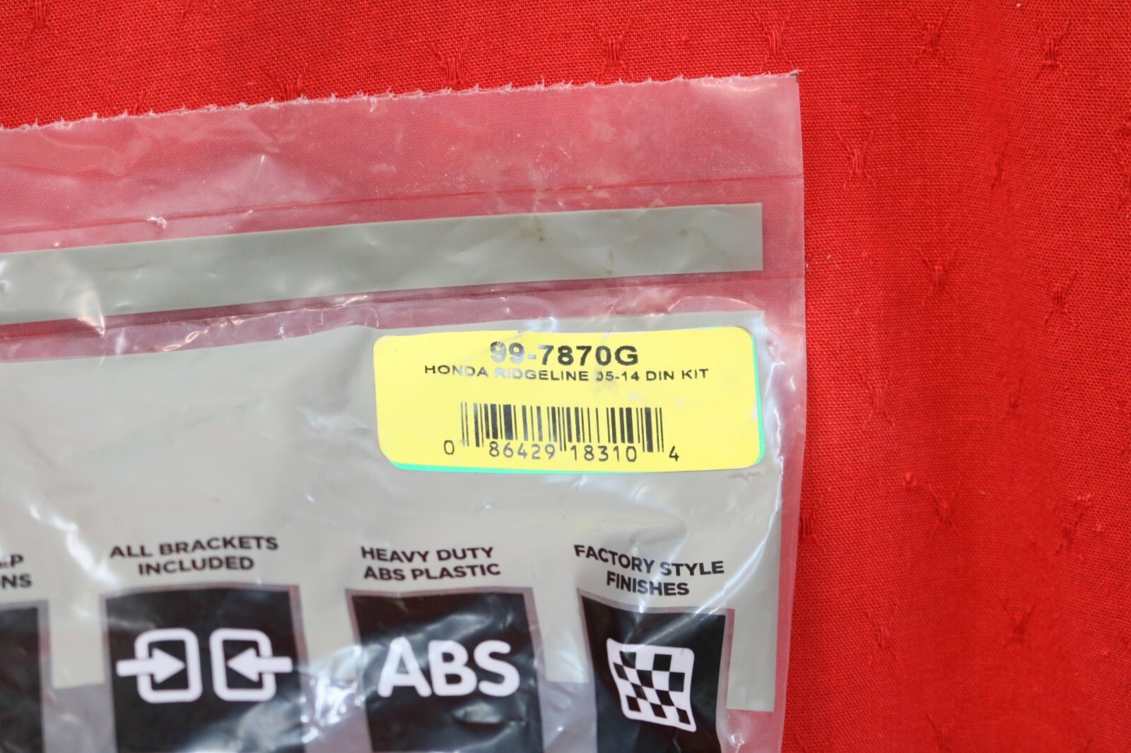 Metra 99-7870G DIN/DDIN Installation Kit for 2005-2009 Honda Ridgeline NEW #NS6G