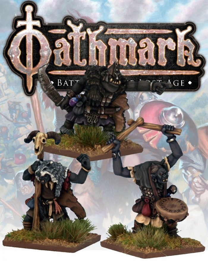 Oathmark - OAK201 Goblin King Wizard & Musician -North Star/Osprey Fantasy Games