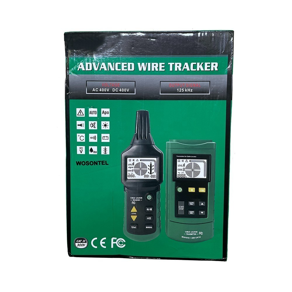 MS6818 Professional 12~400V AC/DC Wire Cable Tracker Metal Pipe Locator