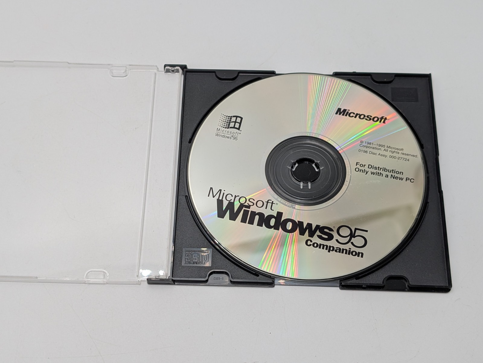 Vintage Microsoft Windows 95 Companion Disc (1995, CD-ROM) - Disc Only!!!