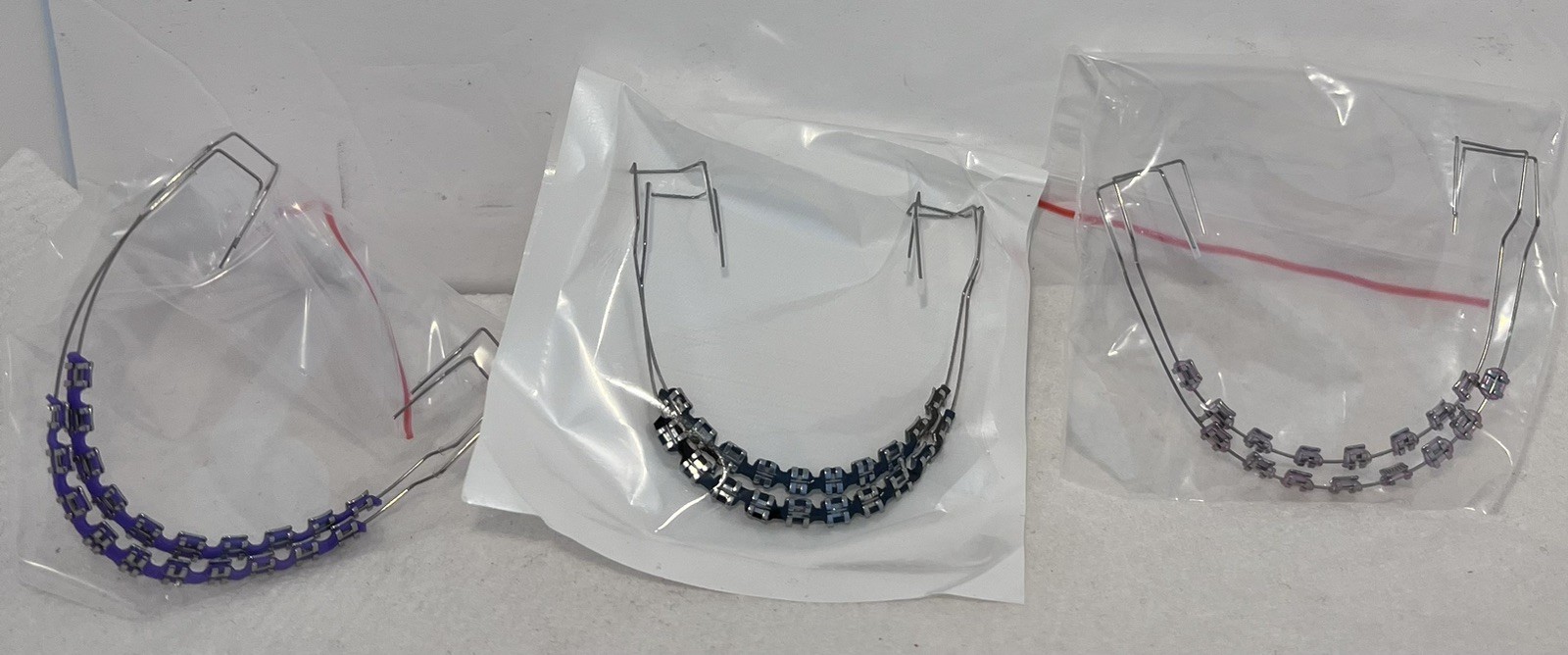 3pieces- metal retainers for teeth
