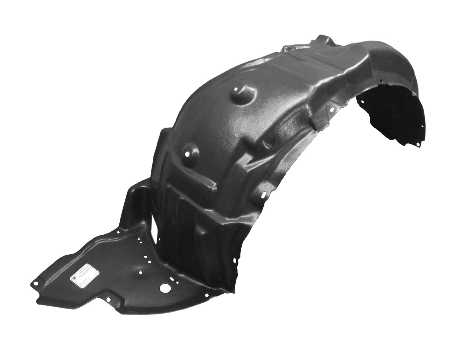 Front Left & Right Fender Liner Set w/ Clips For 2009-2010 Lexus IS250 IS350