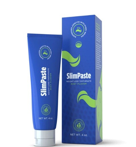 Total Life Changes (TLC) Appetite Suppressing  Slimpaste Toothpaste 4oz, Mint
