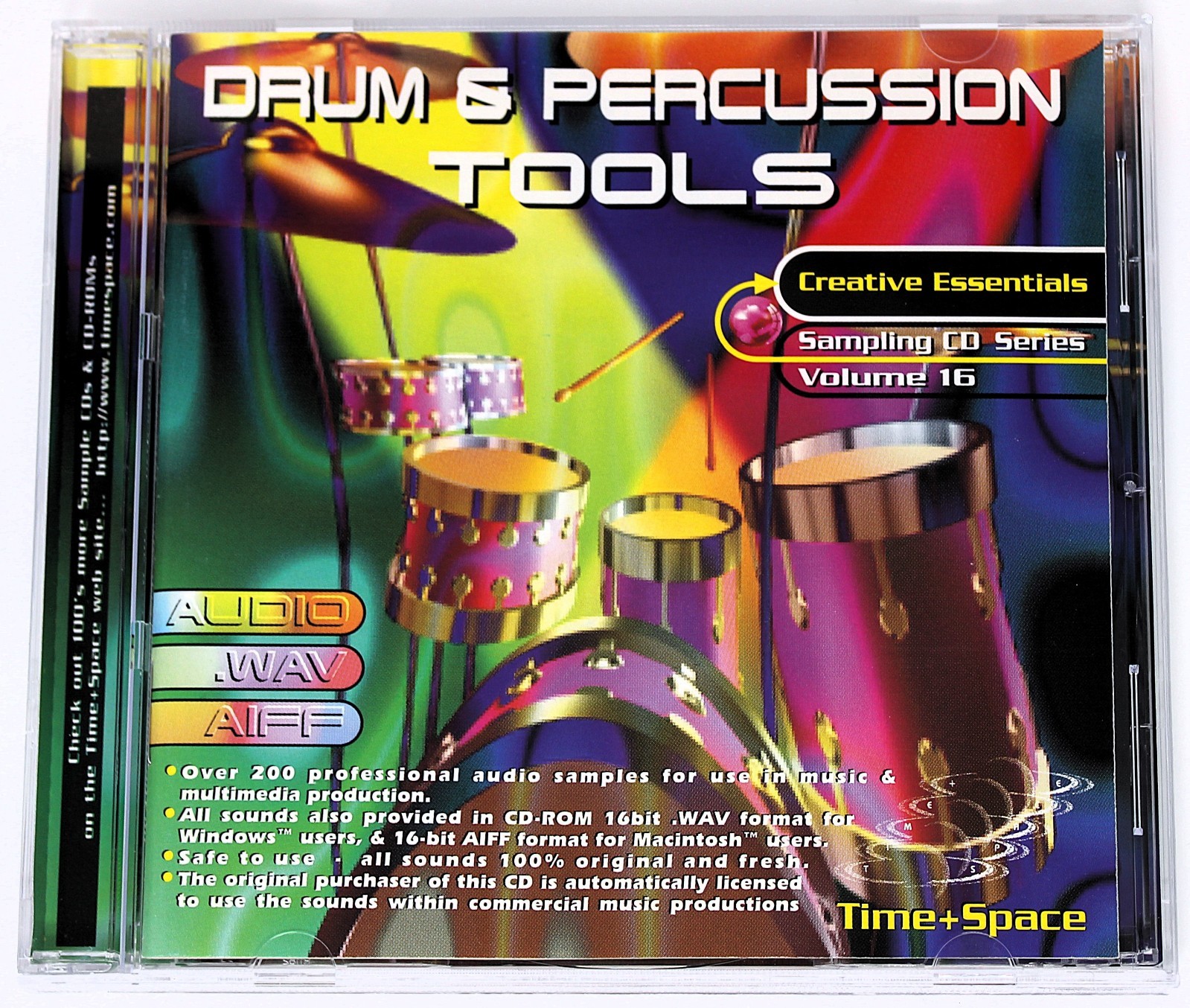 Zero-G Creative Essentials 16 Drums Percussion Tools Sound Library/Sampling CD