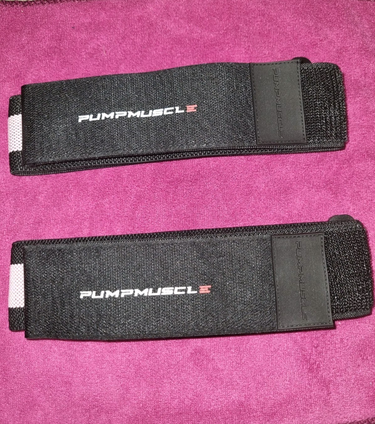 Two Pump Muscle Bands Black And Pink
