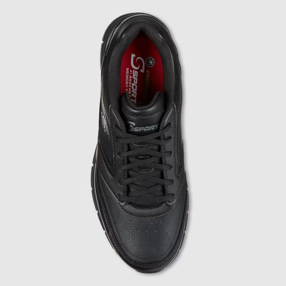 S Sport By Skechers Men's Brise Slip Resistant Sneakers - Black 10