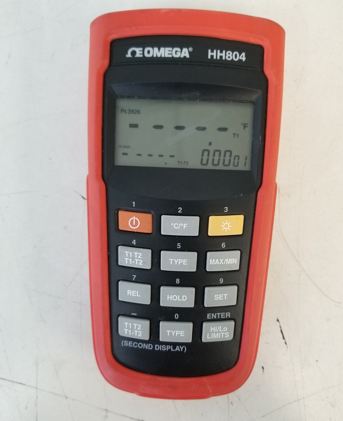 OMEGA ENGINEERING HH804 Dual RTD Thermometer FREE DELIVERY