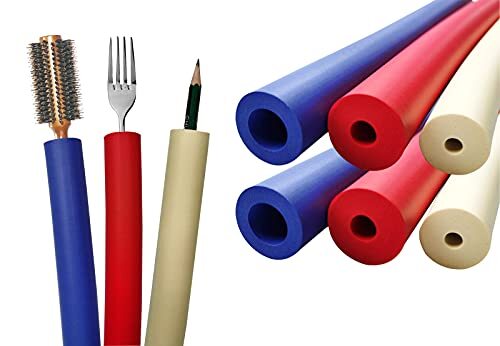 6 Pack Foam Grip Tubing Grip Aid for Utensil Cutlery Padding Grip Handle