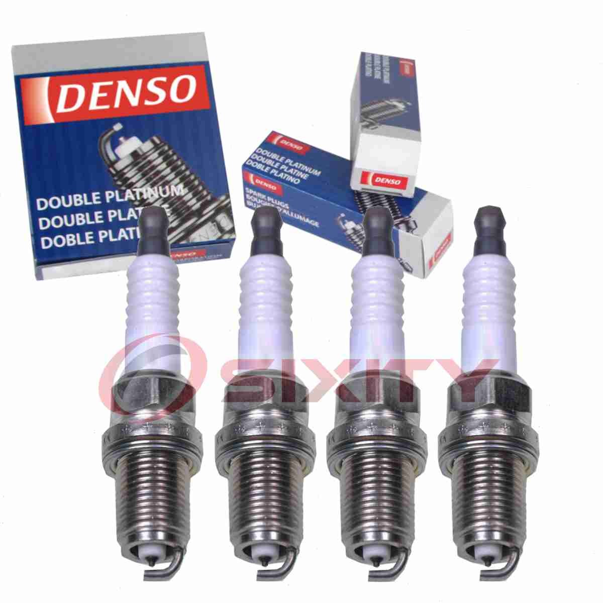 4 pc Denso Platinum Long Life Spark Plugs for 1994 Geo Tracker 1.6L L4 tn