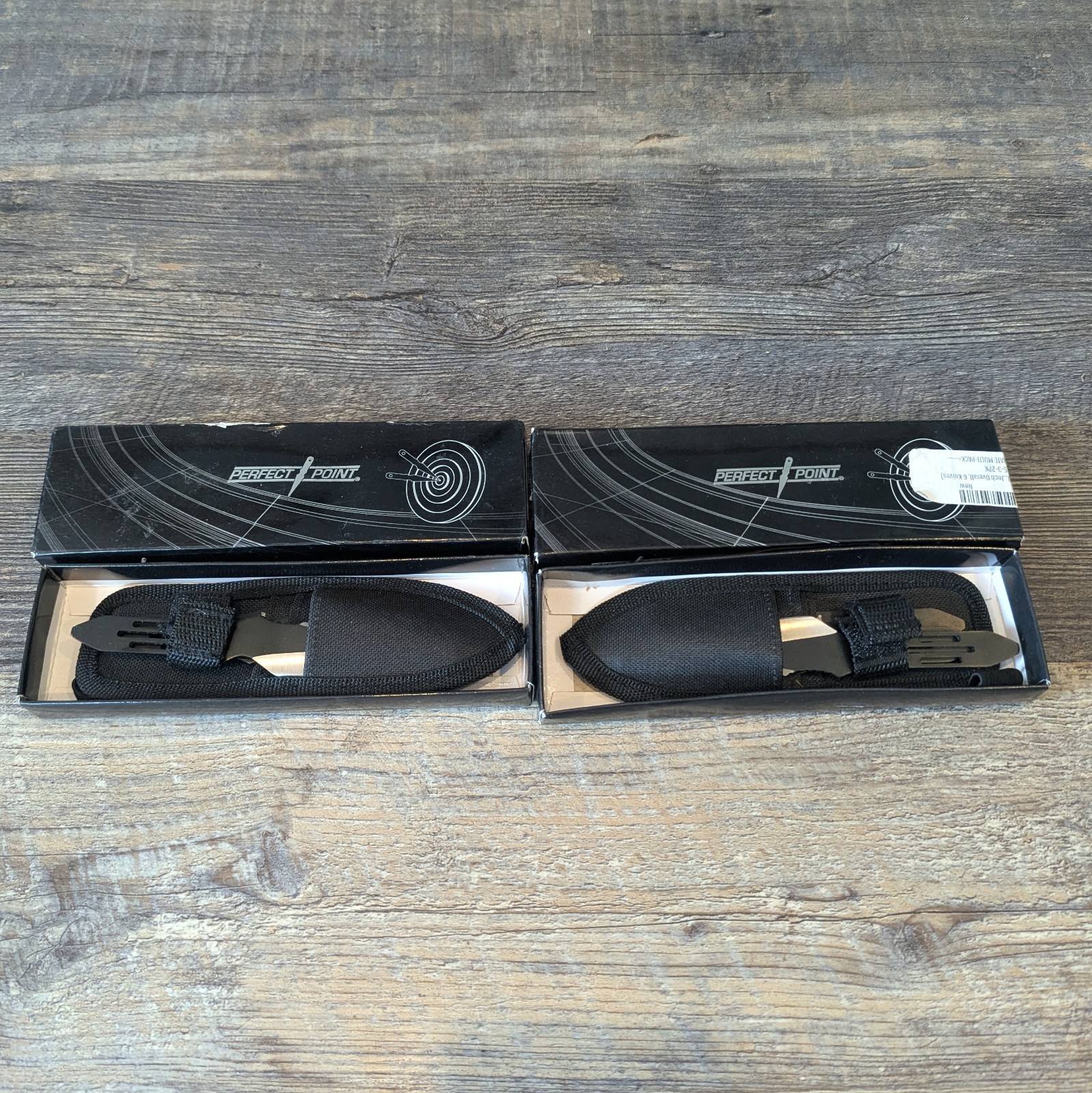New 2 Boxes Point RC5953 Thunder Bolt Throwing Knife Set 6 Total Knives