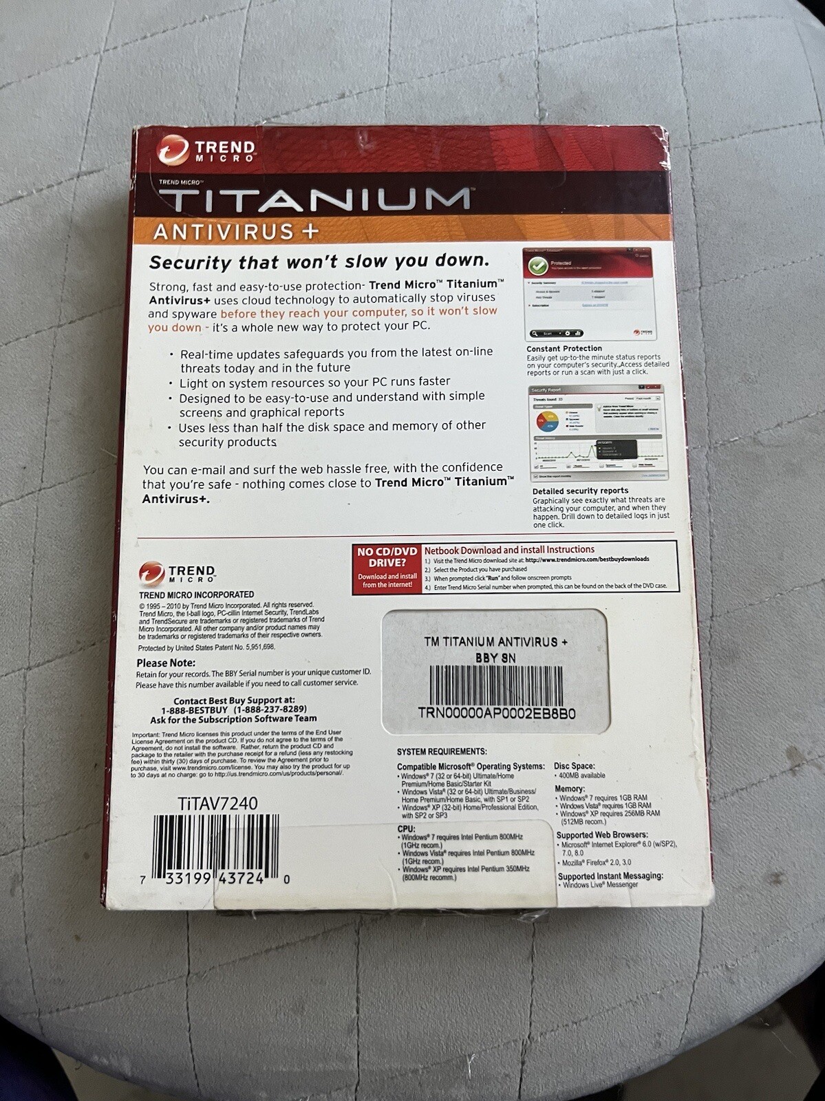 Titanium antivirus