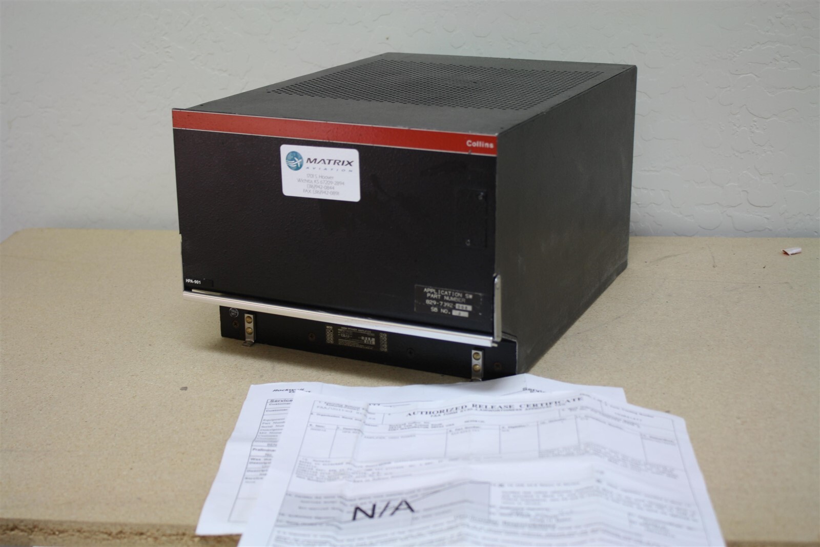 Collins HPA-901 High Power Amplifier 622-9252-101 w/8130