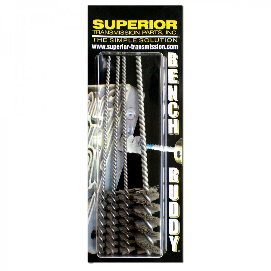 Superior Transmission Parts BB100 Bench Buddy Valve Body Brush Tool 4-piece Set