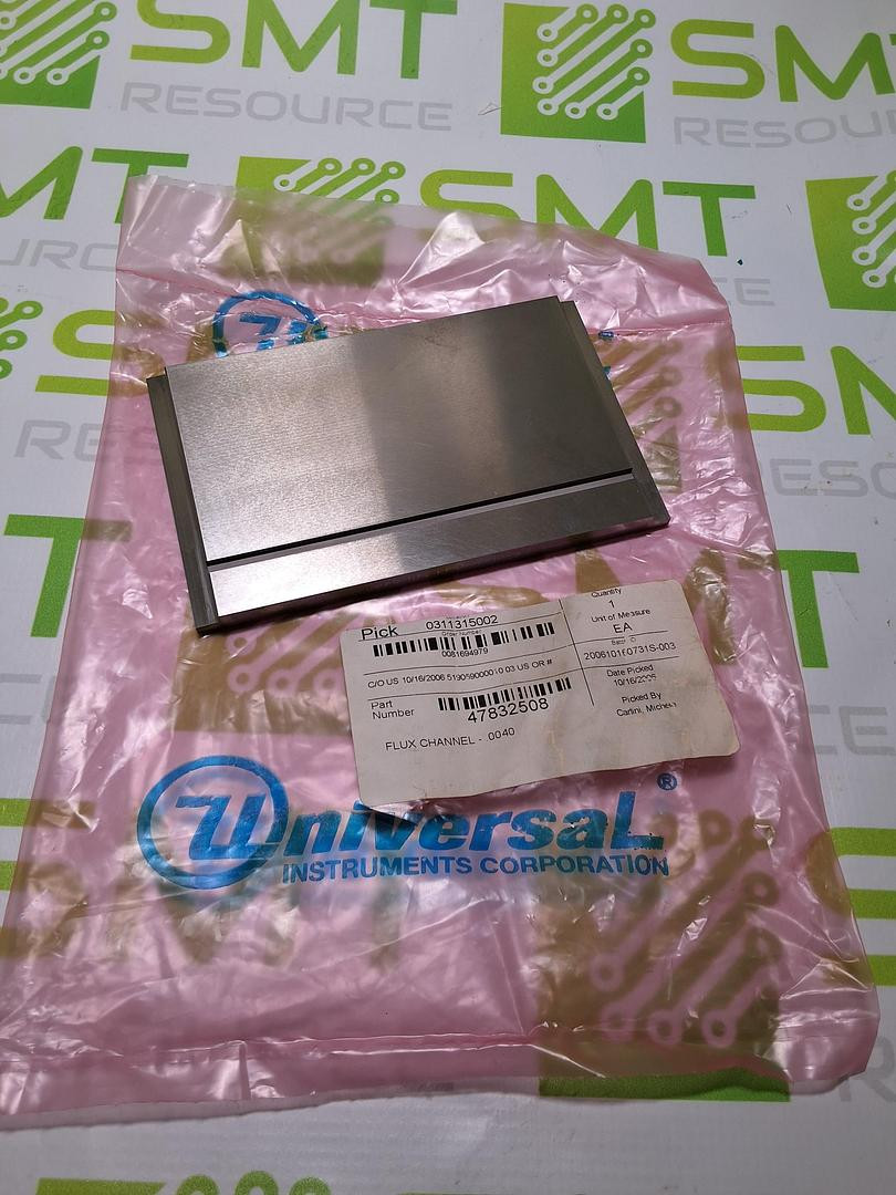 UNIVERSAL INSTRUMENTS 47832508 FLUX CHANNEL .0040 - NEW