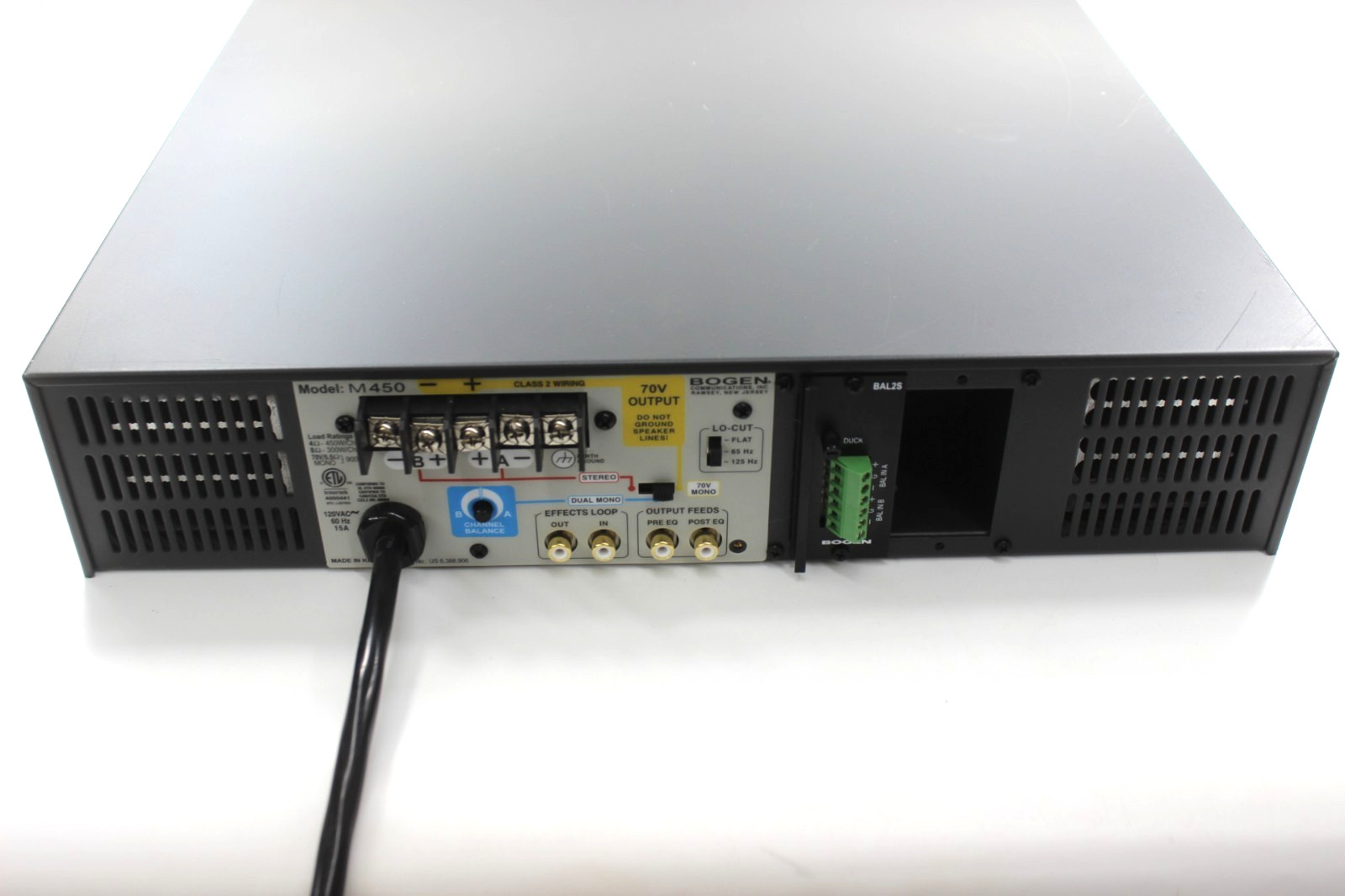 Bogen M-Class M450 Watt Module Power Amplifier Stereo