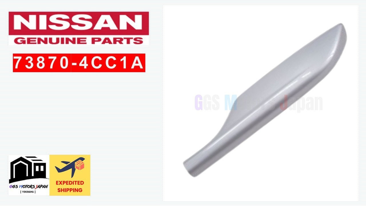 Nissan OEM 73870-4CC1A Right Rear Roof Rack Side Rail Cap 2016-2020 Rogue JAPAN