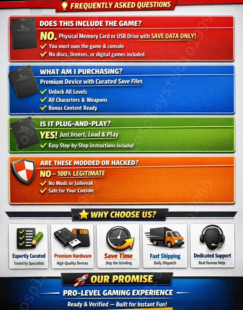 GameCube Unlocked 100% Custom GameCube Memory Card