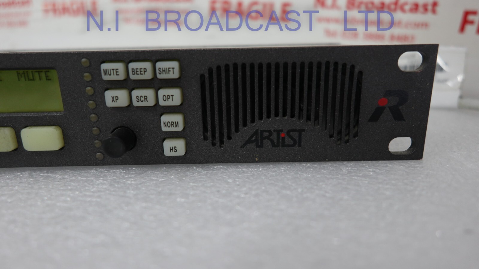 Riedel rcp-2016 Artist intercom panel with PSU Fully working,