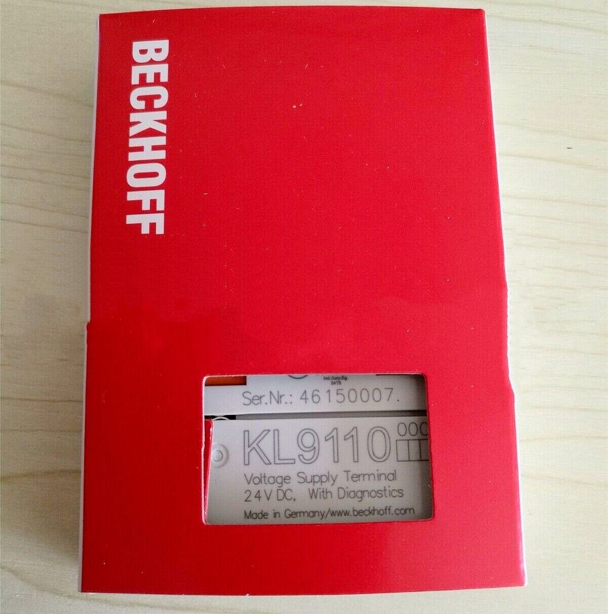 New In Box BECKHOFF KL9110 Output Terminal