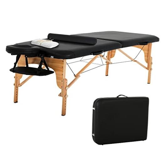 Massage Bed Portable Massage Table 28 inch Wide Lash Bed Height Adjustable 2