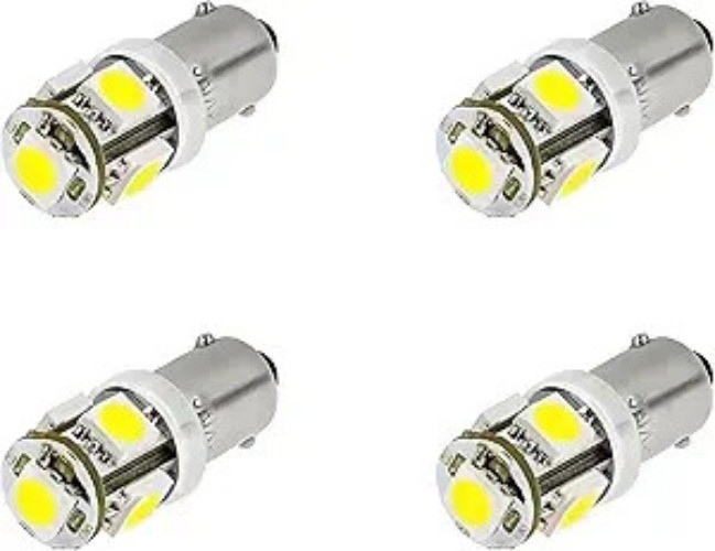 1445 LED Bulb BA9S LED 12V, 1985/1993/53/57 Miniature Ba Color: Daylight White