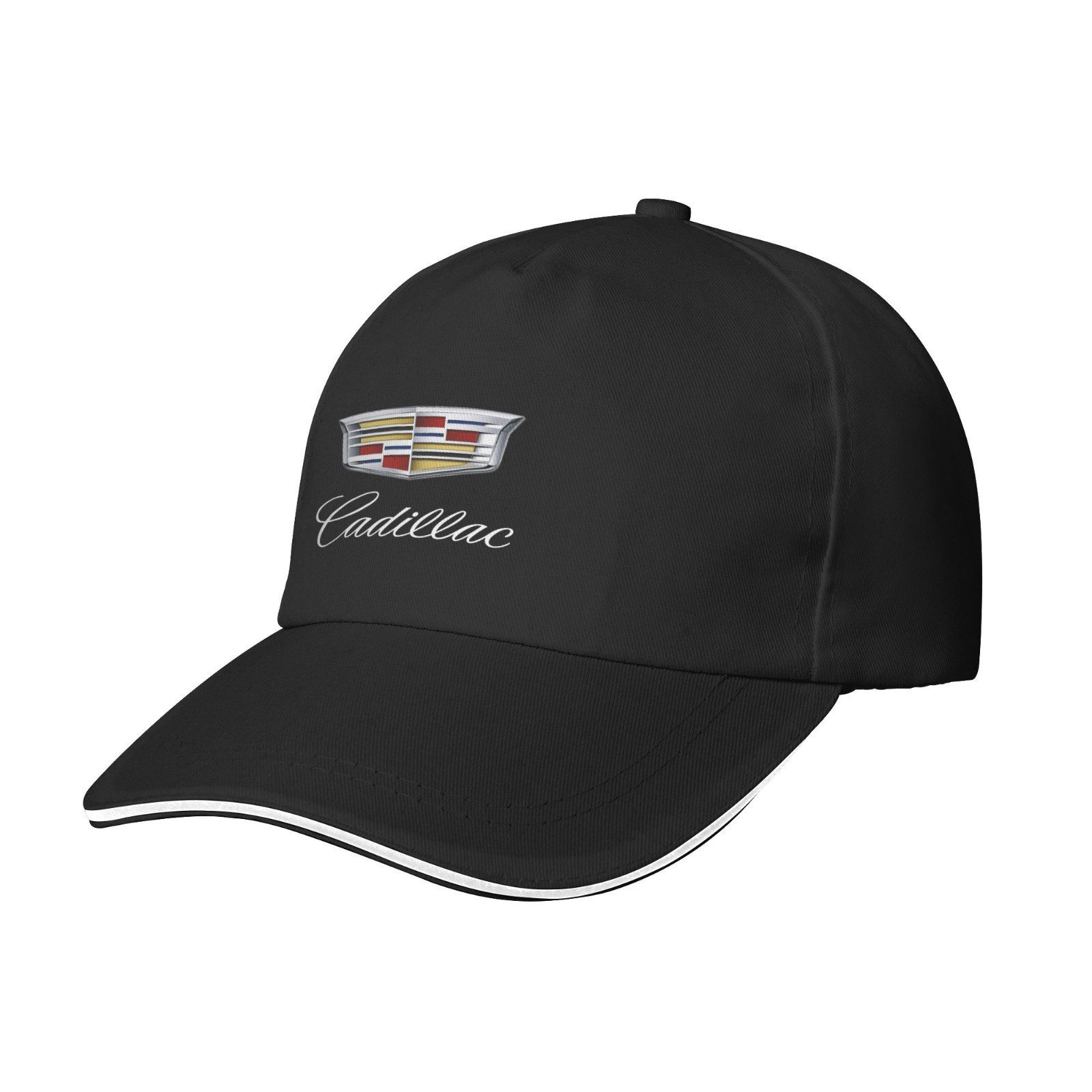 Cadillac Sun Hat Classic Adjustable Sports Style Baseball Cap Golf Hat Black