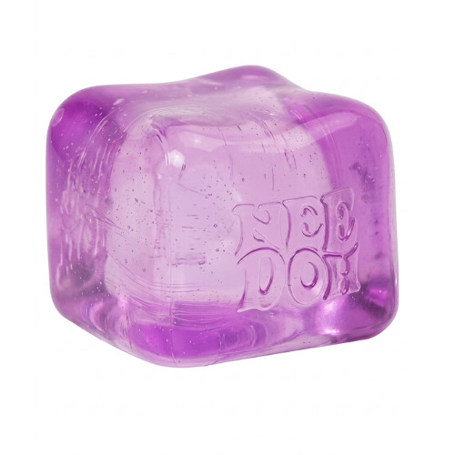 Needoh Nice Cube Berg X Giant Solid Squish Block Blue , Pink ,Purple New