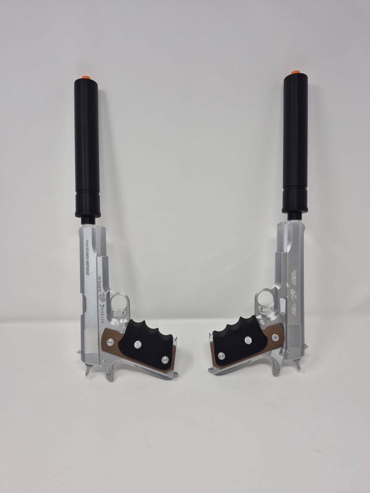 Hitman Silverballer Prop Pistol Agent 47 Pair 3d Printed