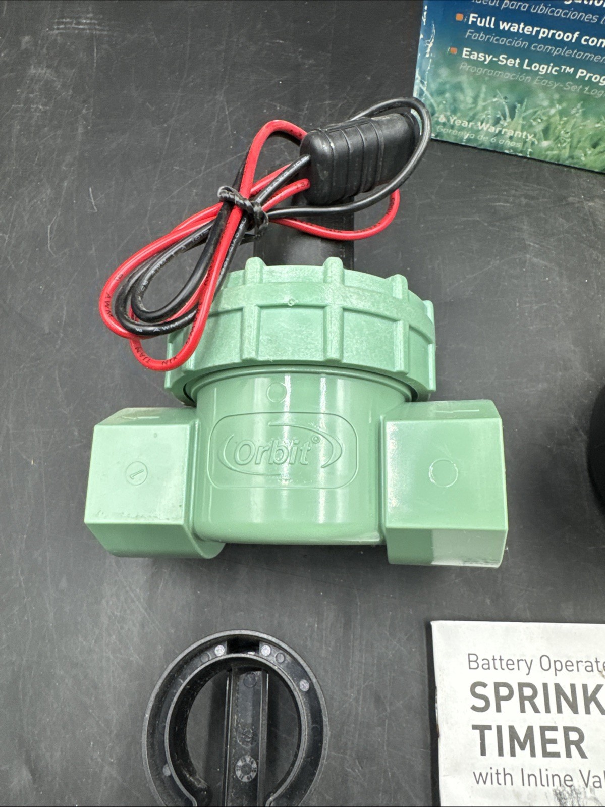 Orbit 57860 Battery Powered Programmable 4-Zone Sprinkler New Open Box