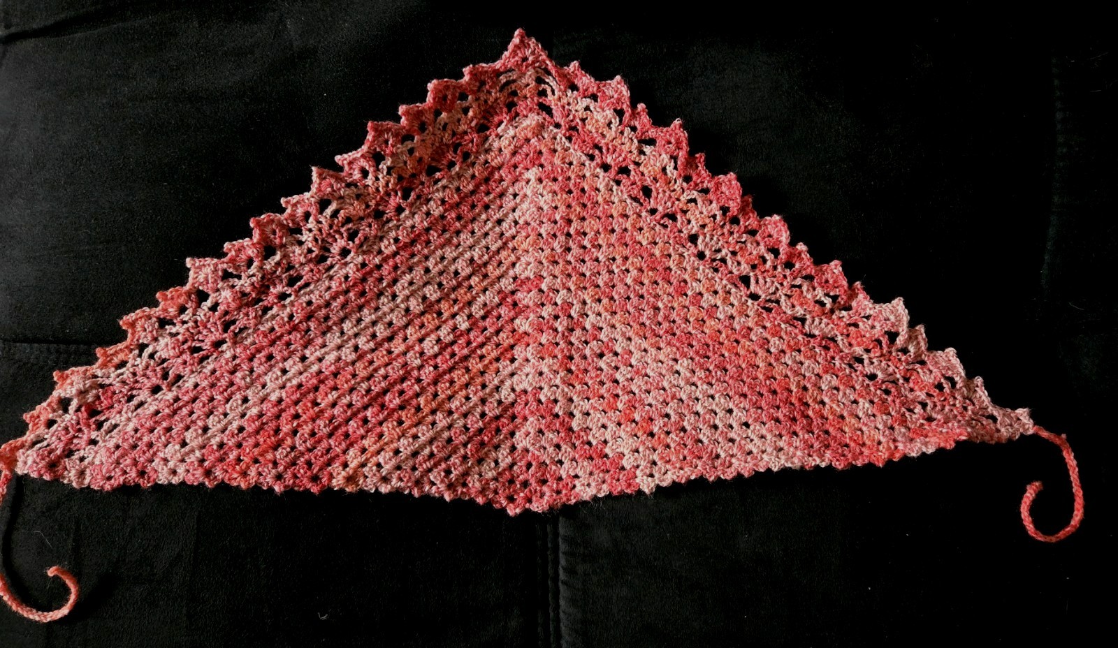 Handmade Crochet Lace Bandana