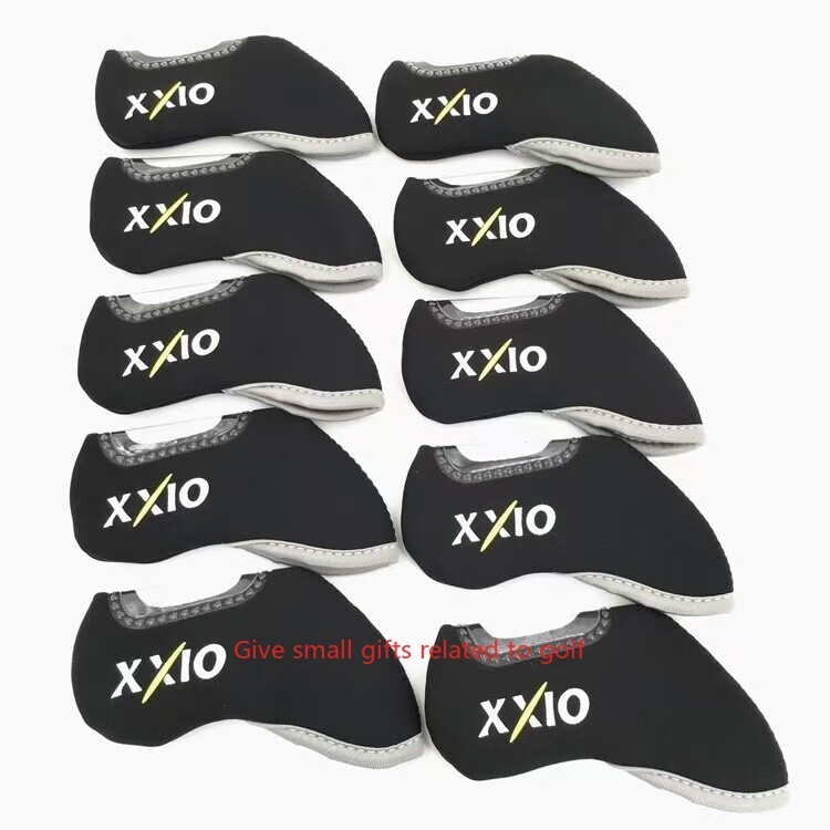 New Classic golf club iron head cover set XXIO 10 pieces Black window caps