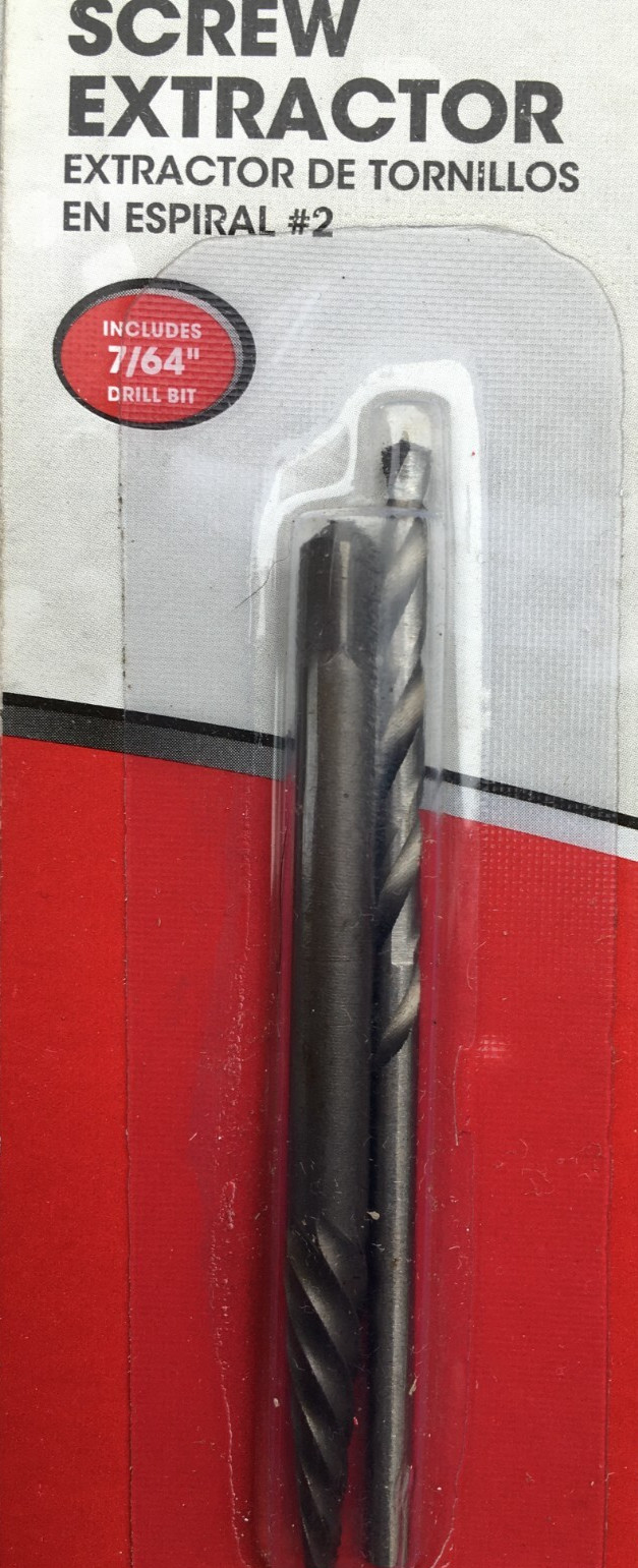 #2 SCREW BOLT EXTRACTOR  REMOVER EASY OUT  WITH DRILLS BIT