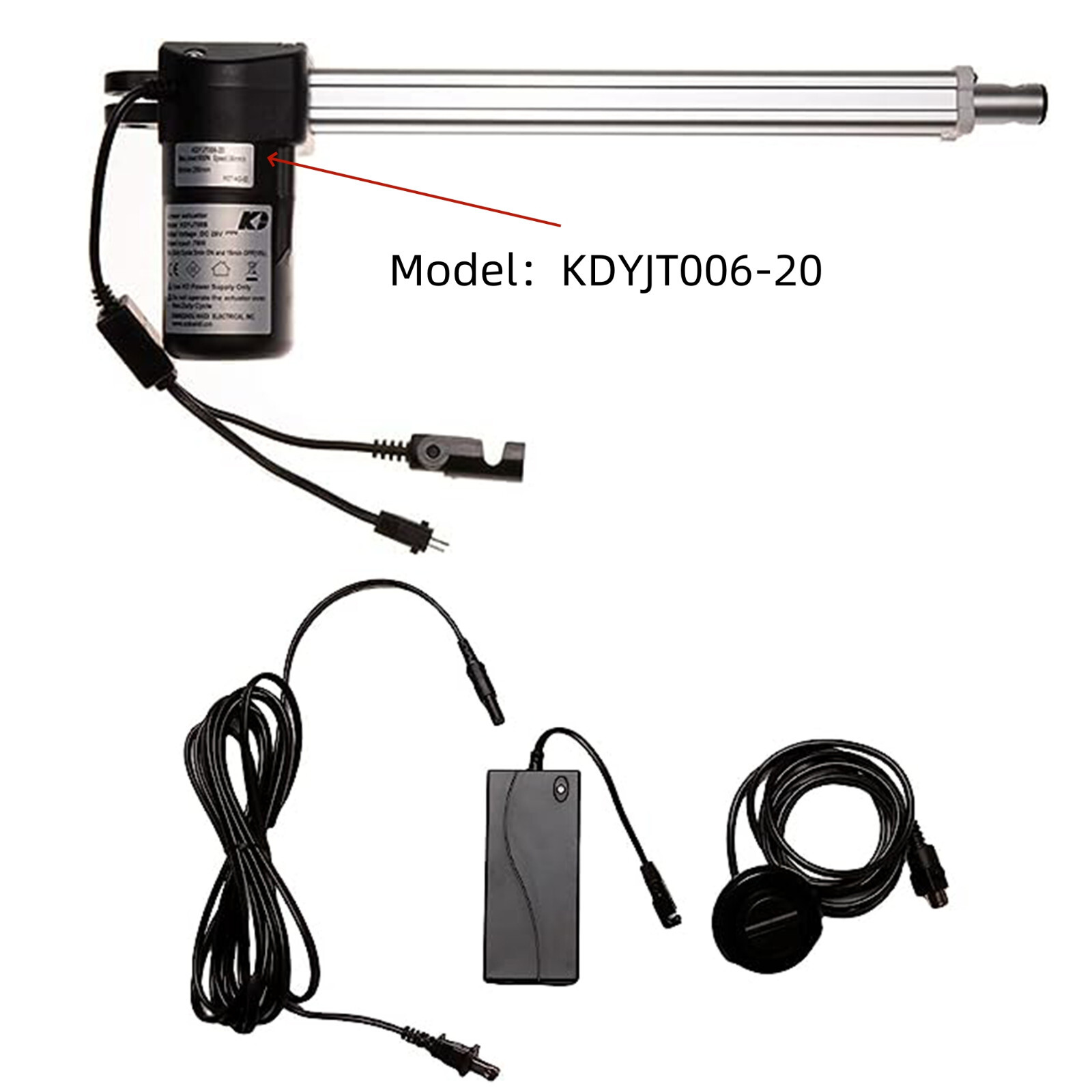 Kaidi Motor Linear Actuator Model KDYJT006-20 for Recliner Couch Lift Chairs