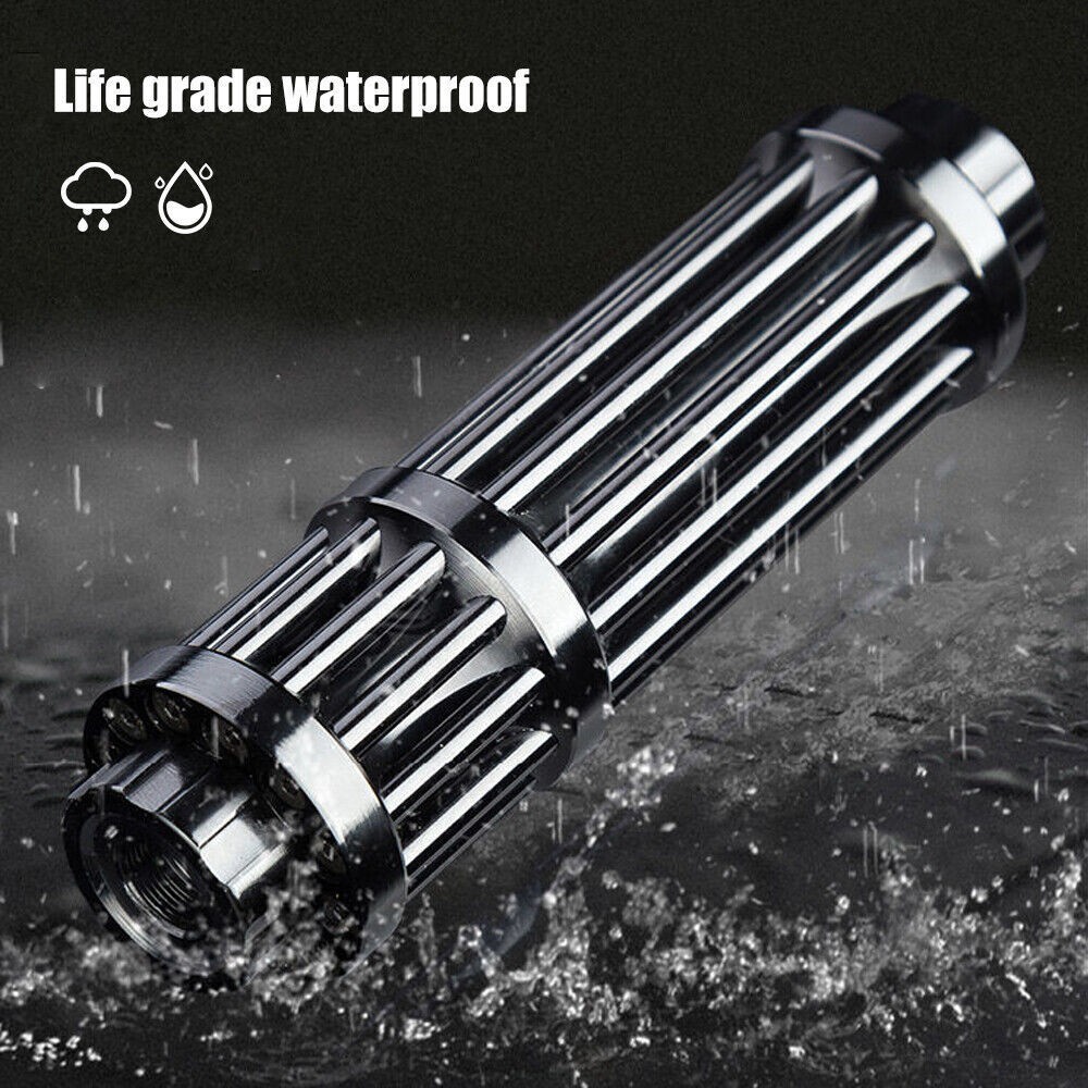 10 Wat Adjustable High Power Blue Burning Laser Pointer Visible Dot Torch Light
