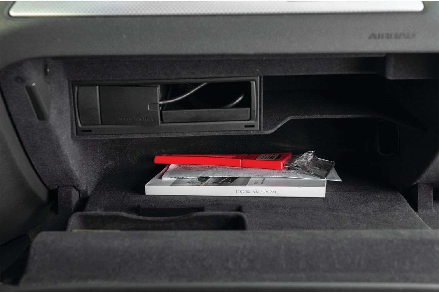 Compact Plastic Windshield Ice Scraper | Automotive window ice-ripping teeth....