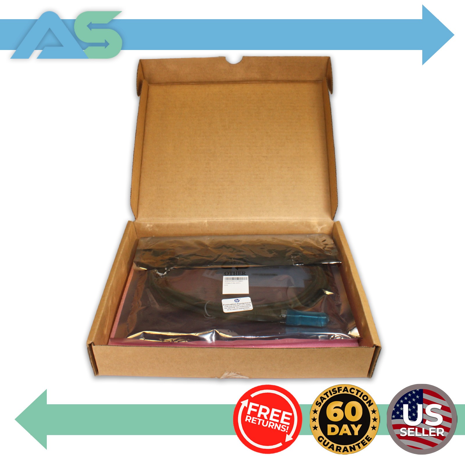 Genuine HP X240 JD097C 10G SFP+ to SFP+ 3m/9ft DA Copper Cable 10Gbps | Black