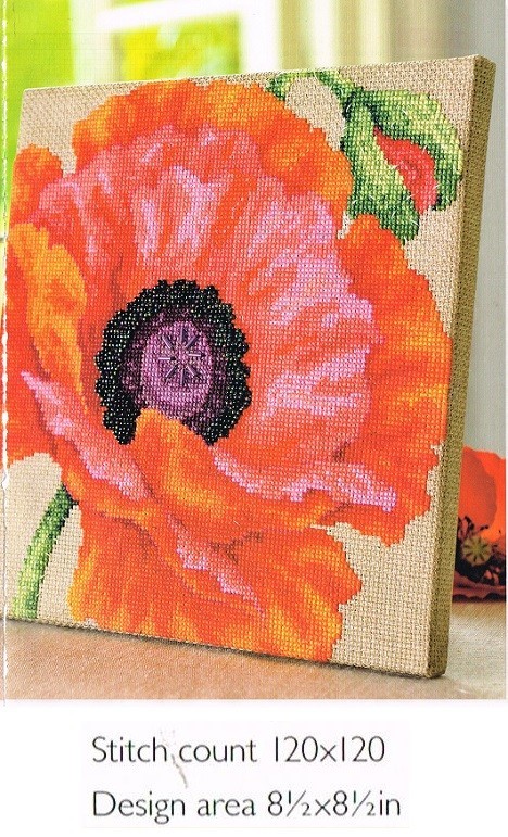 POPPY  CROSS STITCH PATTERN ONLY  - HGG