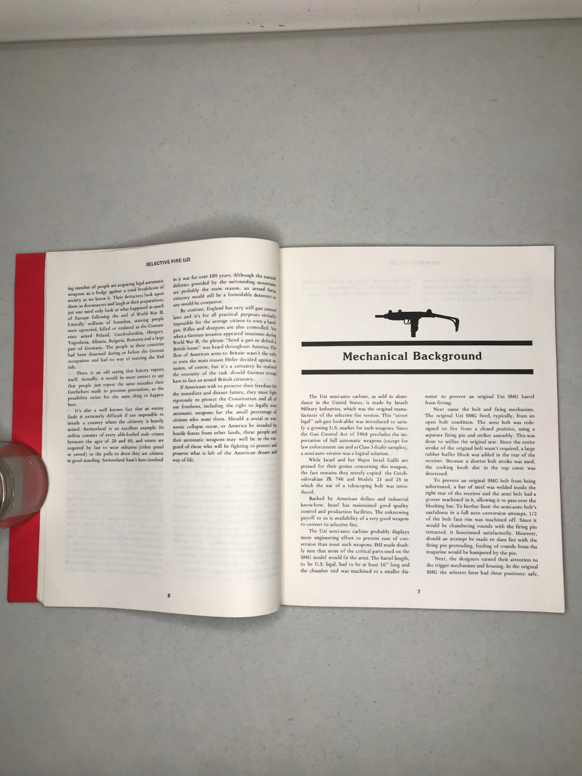 Selective Fire UZI Semi-Auto Modification Manual Firepower Publications 1983